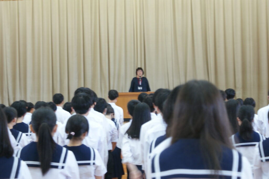 2学期始まり（9月1日） 高知市立城東中学校ブログ