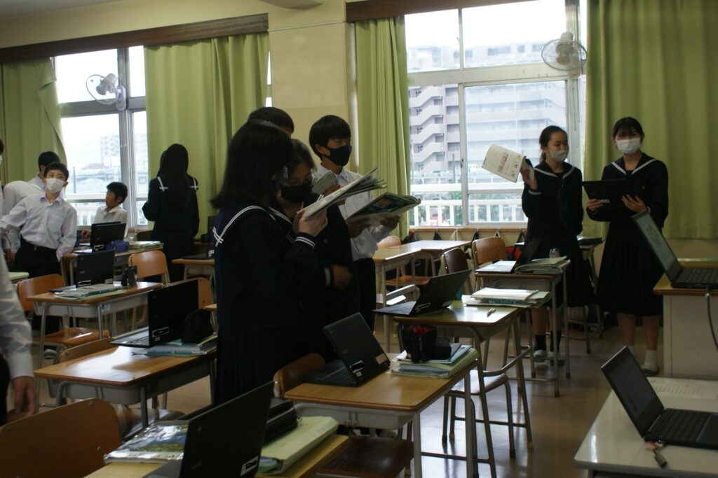 授業（11月10日） 高知市立城東中学校ブログ