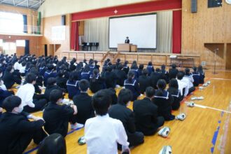 修了式・離任式（３月２２日）